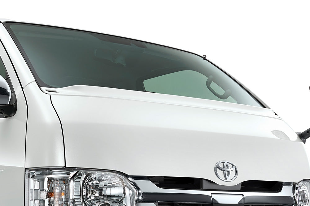 TRD  FRONT HOOD EXTENSION WHITE PEARL (070)  For HIACE REGIUS ACE 2##  MS347-26001-A1