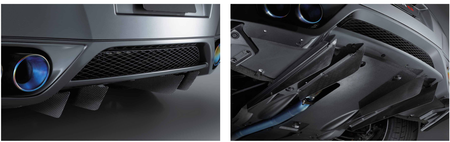 NISMO Rear Diffuser Fin Set 11-  For GT-R R35  748A2-RSR51