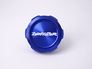 ZEROFIGHTER ALUMINUM RACING OIL FILLER CAP BLUE ALUMITE ZEROF-00047