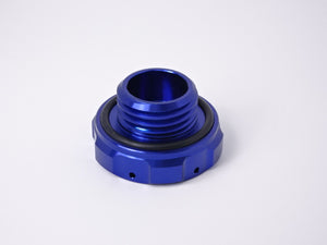 ZEROFIGHTER ALUMINUM RACING OIL FILLER CAP BLUE ALUMITE ZEROF-00047
