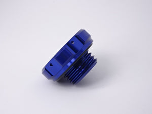 ZEROFIGHTER ALUMINUM RACING OIL FILLER CAP BLUE ALUMITE ZEROF-00047