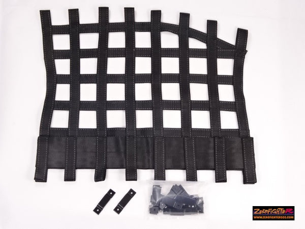 ZEROFIGHTER WINDOW NET FOR RACING SAFETY NET ZEROF-00270 - Black