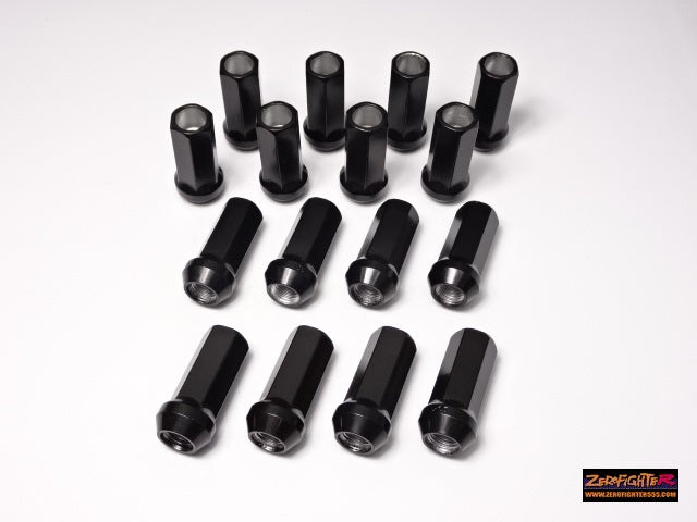 ZEROFIGHTER 17HEX LONG RACING NUTS PENETRATION TYPE 16 PIECES ZEROF-00243