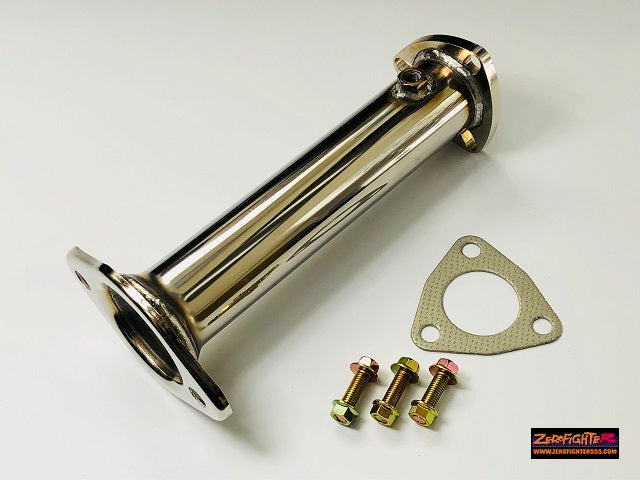 ZEROFIGHTER STAINLESS CATALYST STRAIGHT PIPE For HONDA EK4