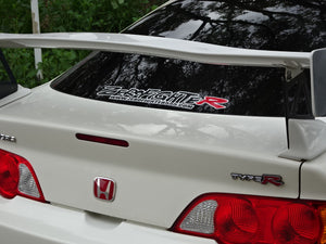 ZEROFIGHTER LOGO STICKER WHITE BORDER-BLACK-RED PLATED ZEROF-00025