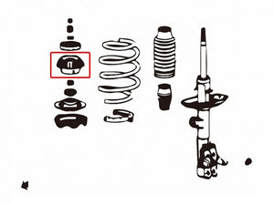 ZEROFIGHTER FRONT REINFORCED STRUT MOUNT For FIT GK5 GE8 GD1 ZEROF-01138
