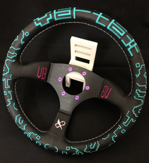 CAR MAKE T&E VERTEX STEERING WHEEL TITANIUM TORX BOLT 6 PICE SET (HEAD TORX TYPE WRENCH) TITANIUM TORX BOLT AURORA FOR  CARMAKETE-01211