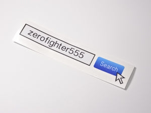 ZEROFIGHTER ZEROFIGHTER SEARCH STICKER ZEROF-00014