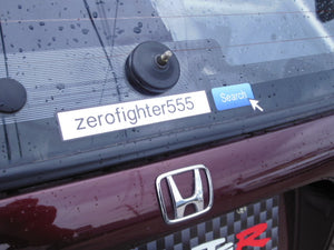 ZEROFIGHTER ZEROFIGHTER SEARCH STICKER ZEROF-00014