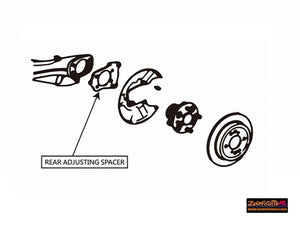 ZEROFIGHTER REAR ADJUSTING SPACER RACE For FIT DISC BRAKE CAR GK5 ZEROF-01131