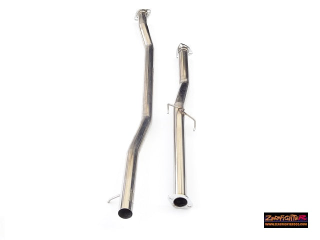ZEROFIGHTER CENTER OUT STRAIGHT MUFFLER TYPE A For CIVIC EK9 ZEROF