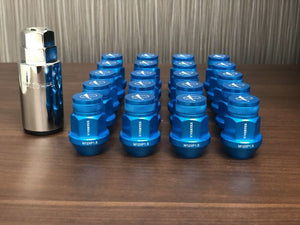 CAR MAKE T&E VERTEX ALUMINUM RACING NUT 35MM VERTEX ALUMINUM RACING NUT 35MM M12 X P1.5 BLUE FOR  CARMAKETE-02117