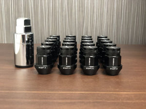 CAR MAKE T&E VERTEX ALUMINUM RACING NUT 35MM VERTEX ALUMINUM RACING NUT 35MM M12 X P1.5 BLACK FOR  CARMAKETE-02118