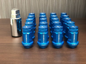 CAR MAKE T&E VERTEX ALUMINUM RACING NUT 45MM VERTEX ALUMINUM RACING NUT 45MM M12 X P1.25 BLUE FOR  CARMAKETE-02120