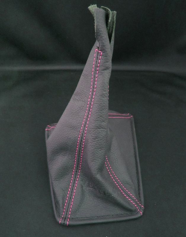 CAR MAKE T&E VERTEX LEATHER SHIFT BOOTS TOYOTA SERIES WHITE THREAD