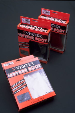 CAR MAKE T&E VERTEX LEATHER HAND BRAKE BOOTS TOYOTA SERIES WHITE BLUE THREAD JZZ30.31 SERIES SOARER FOR  CARMAKETE-00875