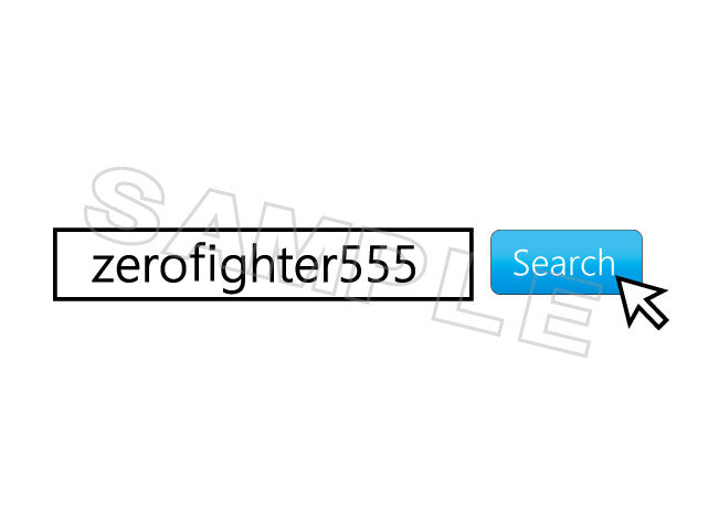 ZEROFIGHTER ZEROFIGHTER SEARCH STICKER ZEROF-00014
