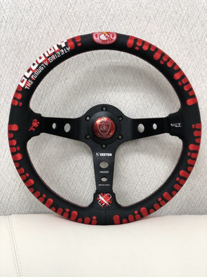 CAR MAKE T&E GLOOMY X VERTEX COLLABORATION STEERING WHEEL GLOOMY COLLABORATION FOR  CARMAKETE-03031