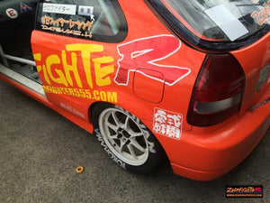 ZEROFIGHTER ZERO-TYPE BATTLE LOGO STICKER W150 ZEROF-00019