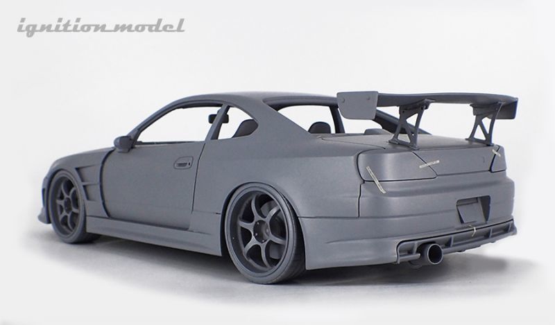 CAR MAKE T&E VERTEX EDGE S15 SILVIA BLUE METALLIC (1:18 SCALE) IG2001 FOR  CARMAKETE-00176