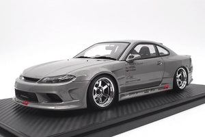 CAR MAKE T&E VERTEX EDGE S15 SILVIA DARK SILVER (1:18 SCALE) IG2003 FOR  CARMAKETE-00168