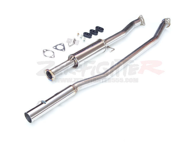 ZEROFIGHTER GRAND STAINLESS CENTER OUT STRAIGHT MUFFLER For CIVIC EF9 ZEROF-00326