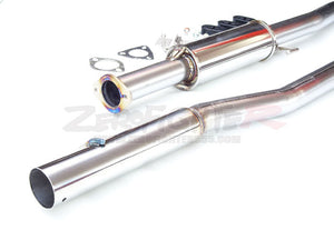ZEROFIGHTER STAINLESS CENTER OUT STRAIGHT MUFFLER For CIVIC EF3 3Dr H B ZEROF-00327