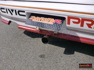 ZEROFIGHTER GRAND STAINLESS CENTER OUT STRAIGHT MUFFLER For CIVIC EF9 ZEROF-00326