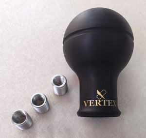 CAR MAKE T&E VERTEX SHIFT KNOB MONOCHROME V2 (NEW VERTEX SHIFT KNOB MONOCHROME) BLACK TITANIUM SILVER LOGO REVERSE TRIGGER VEHICLES (86 BRZ, 80 SUPRA, ETC.) prmver-s15 FOR  CARMAKETE-00158