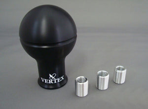 CAR MAKE T&E VERTEX SHIFT KNOB MONOCHROME V2 (NEW VERTEX SHIFT KNOB MONOCHROME) WHITE PREMIUM GOLD LOGO REVERSE TRIGGER VEHICLES (86 BRZ, 80 SUPRA, ETC.) prmver-s15 FOR  CARMAKETE-00162