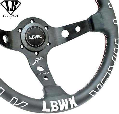 CAR MAKE T&E LBWK STEERING WHEEL LIBERTY WALK WORLD LIMITED 150 STEERING WHEEL FOR  CARMAKETE-03037