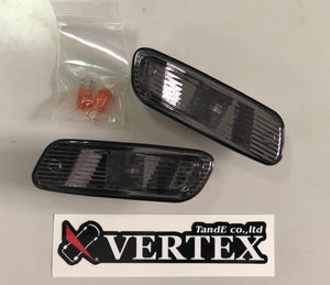 CAR MAKE T&E JZZ UZZ30.31 SOARER SIDE BLINKER SMOKED LENS (MADE IN JAPAN) FOR  CARMAKETE-00144