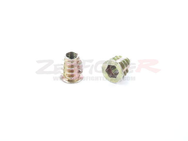 ZEROFIGHTER SET OF 2 SPIKE NUTS FOR NUMBER BOLTS ZEROF-00609