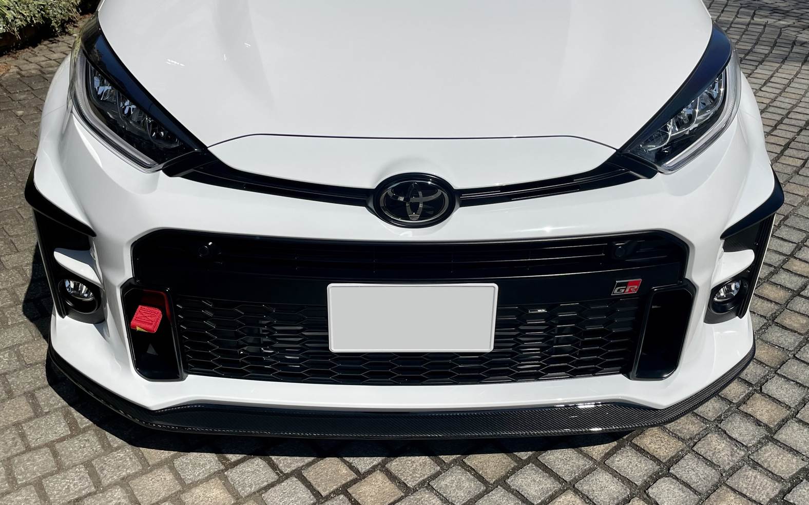 LEMS CARBON FRONT SPOILER CLEAR PAINT FOR GR YARIS GXPA16 12 L866-2