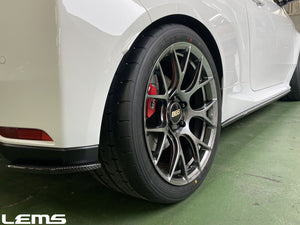 LEMS CARBON REAR UNDER SPLITTER LR SET CLEAR PAINT FOR GR YARIS GXPA16 12 L868-2