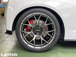 LEMS CARBON REAR UNDER SPLITTER LR SET CLEAR PAINT FOR GR YARIS GXPA16 12 L868-2