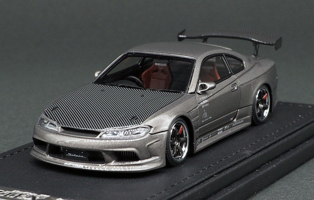 CAR MAKE T&E 1:43 VERTEX EDGE S15 SILVIA SILVER (IG2133) LIMITED TO 100 UNITS WORLDWIDE IG2133 FOR  CARMAKETE-03021