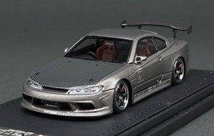 CAR MAKE T&E 1:43 VERTEX EDGE S15 SILVIA SILVER (IG2133) LIMITED TO 100 UNITS WORLDWIDE IG2133 FOR  CARMAKETE-03021