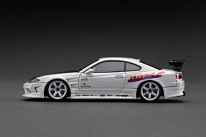 CAR MAKE T&E 1:43 VERTEX EDGE S15 SILVIA WHITE WITH ENGINE (IG2134) LIMITED TO 80 UNITS WORLDWIDE IG2134 FOR  CARMAKETE-00143