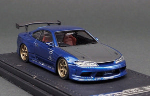 CAR MAKE T&E 1:43 VERTEX EDGE S15 SILVIA DARK BLUE (IG2135) LIMITED TO 120 UNITS WORLDWIDE IG2135 FOR  CARMAKETE-03020