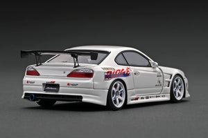 CAR MAKE T&E 1:43 VERTEX EDGE S15 SILVIA WHITE WITH ENGINE (IG2134) LIMITED TO 80 UNITS WORLDWIDE IG2134 FOR  CARMAKETE-00143