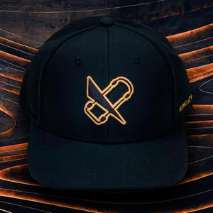 CAR MAKE T&E KING OF VERTEX HAT GOLD & BLACK REIMPORTED FROM AMERICA! LIMITED EDITION BLACK LOGO FOR  CARMAKETE-00138