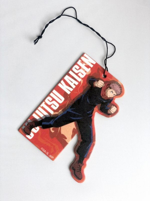 CAR MAKE T&E JUJUTSU KAISEN HANGING AIR FRESHENER [YUHITO KOJO] JJKS-AF-IT FOR  CARMAKETE-00096
