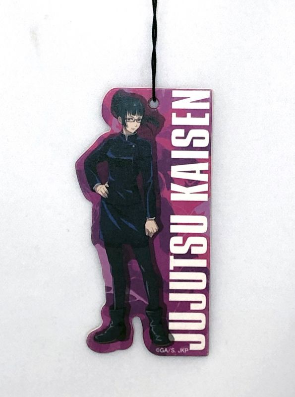 CAR MAKE T&E JUJUTSU KAISEN HANGING AIR FRESHENER [MAKI ZENIN] JJKS-AF-MK FOR  CARMAKETE-00099
