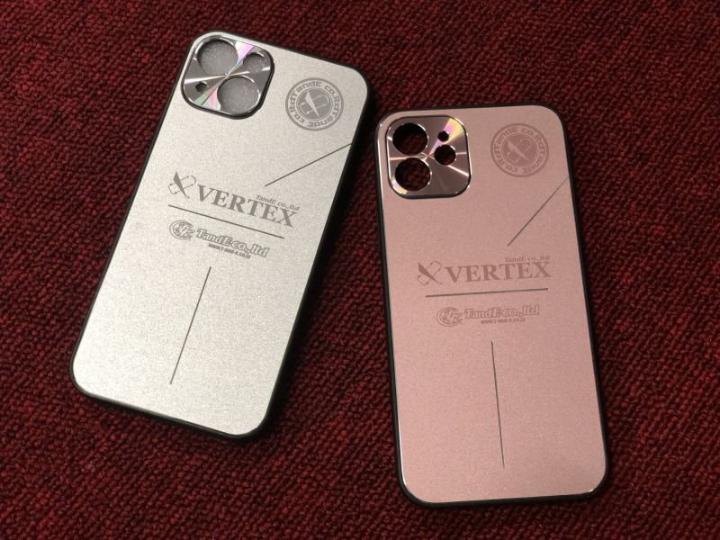 CAR MAKE T&E VERTEX IPHONE CASE SILVER VERTEX IPHONE CASE SILVER FOR IPHONE11~14 ALL LINEUP SILVER SILVER IPHONE 14 FOR  CARMAKETE-00079