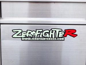 ZEROFIGHTER PHOSPHORESCENT STICKER BLACK ZEROF-01193