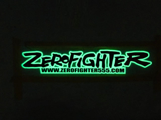 ZEROFIGHTER PHOSPHORESCENT STICKER WHITE ZEROF-01194