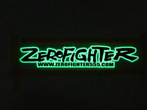 ZEROFIGHTER PHOSPHORESCENT STICKER WHITE ZEROF-01194