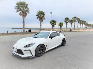 VOLTEX STREET AND LIGHT CIRCUIT REAR WING SWAN NECK WET CARBON PEDESTAL ALUMINUM FOR TOYOTA 86 ZN8 86WW