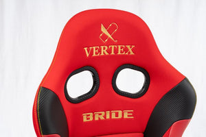 CAR MAKE T&E VERTEX X BRIDE ZETA IV RED COLLABORATION SEAT ZETA 4 RED COLOR (SPECIAL COLOR LIMITED TO 50 SEATS IN JAPAN) SUPER ARAMID BLACK SHELL VER-ZETA4RED FOR  CARMAKETE-00010